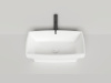 Раковина из искусственного камня S-Sense Salini Gloria 1102104G 60х40 накладная цвет белый без отверстий под смеситель